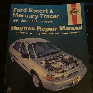 Haynes Ford Escort & Mercury Tracer 1991-2000 all models repair manual 36020